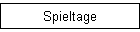 Spieltage